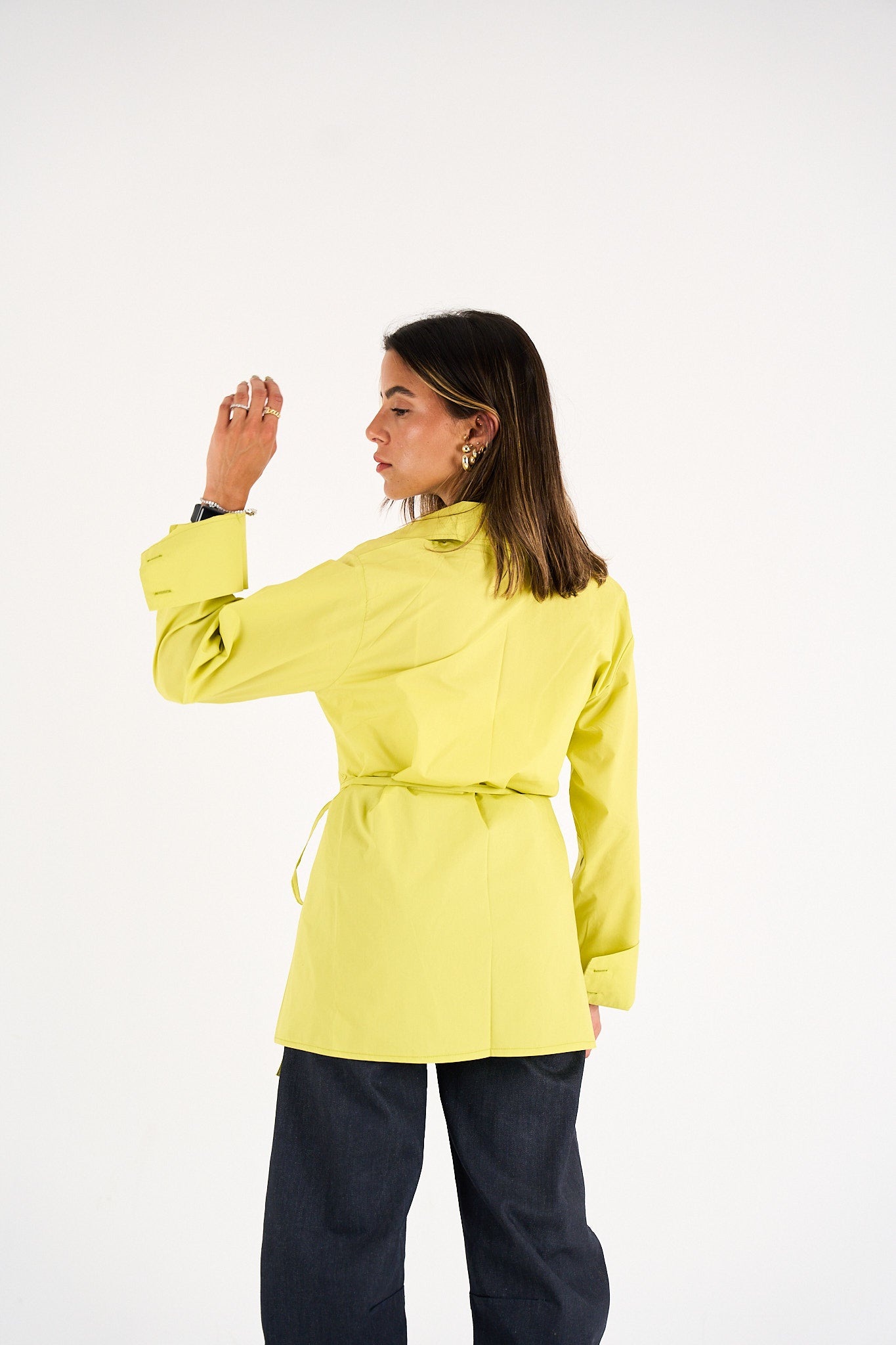 The Day-to-Night Tie Shirt - Limeade