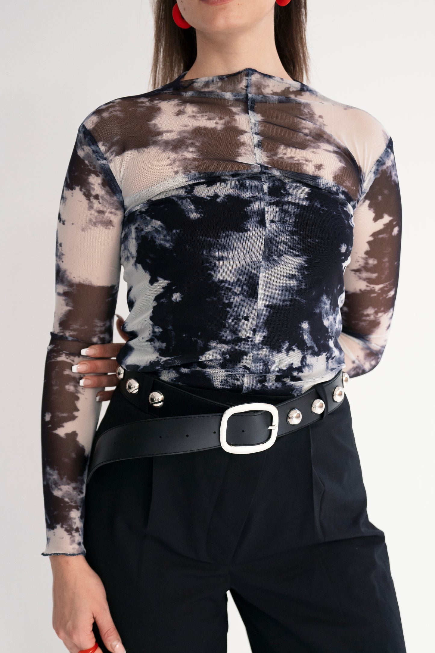 Moonlit Mesh Top