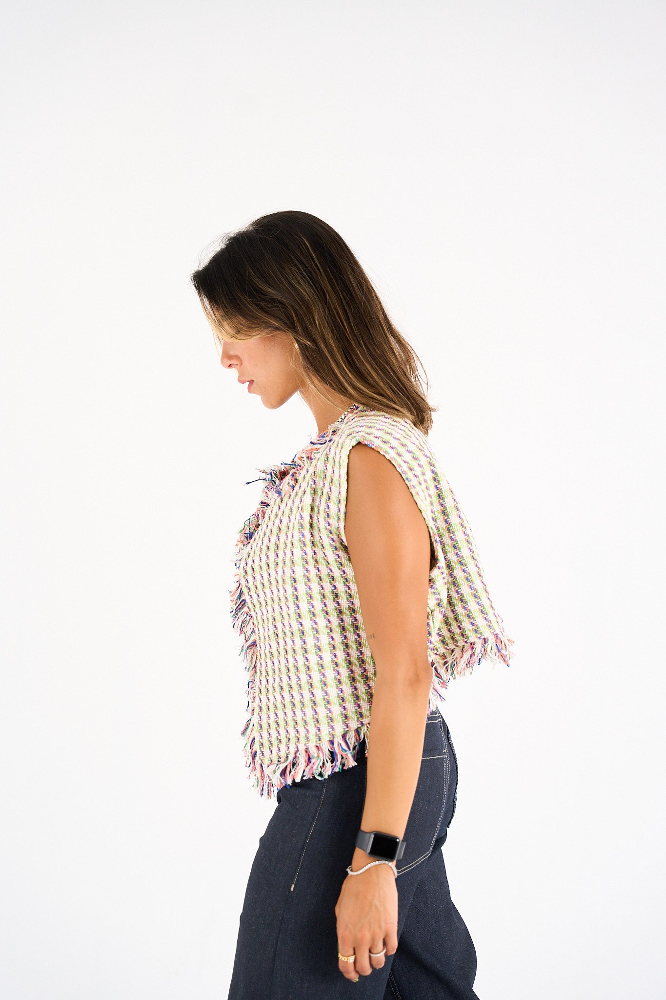 Day-Glo Plaid Vest