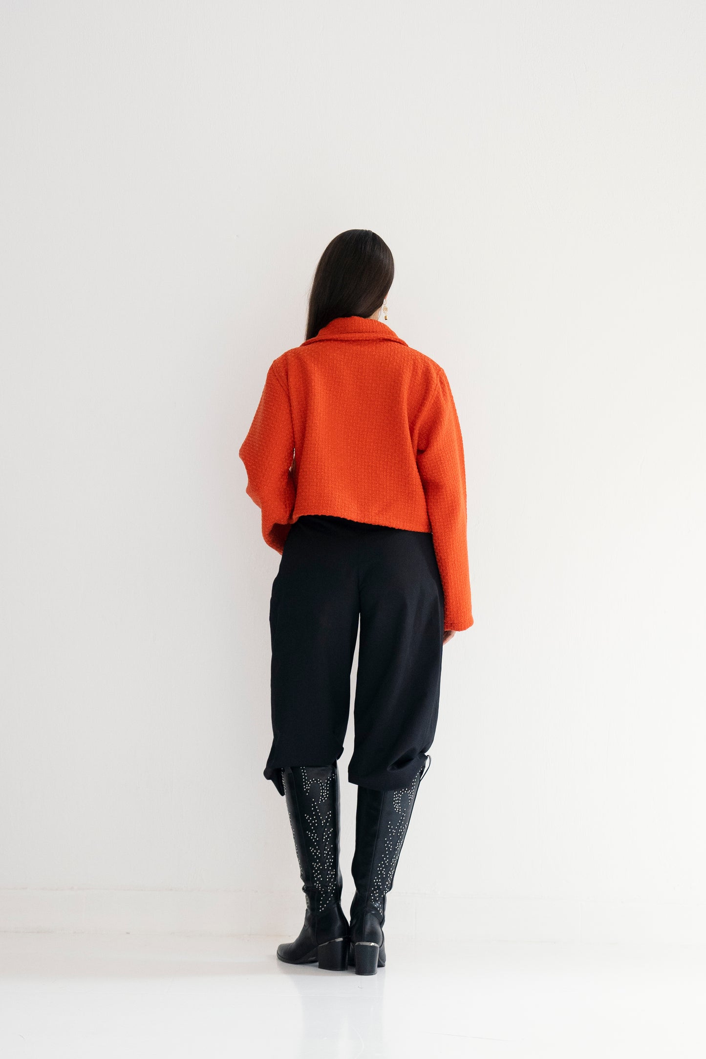 Mod Pop Jacket - Red Orange