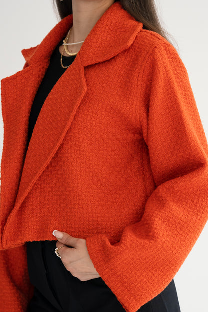 Mod Pop Jacket - Red Orange