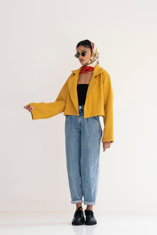 Mod Pop Jacket - Mustard