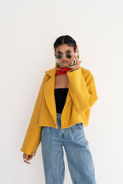 Mod Pop Jacket - Mustard