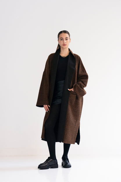 Cozy Cocoon Cloak - Brown