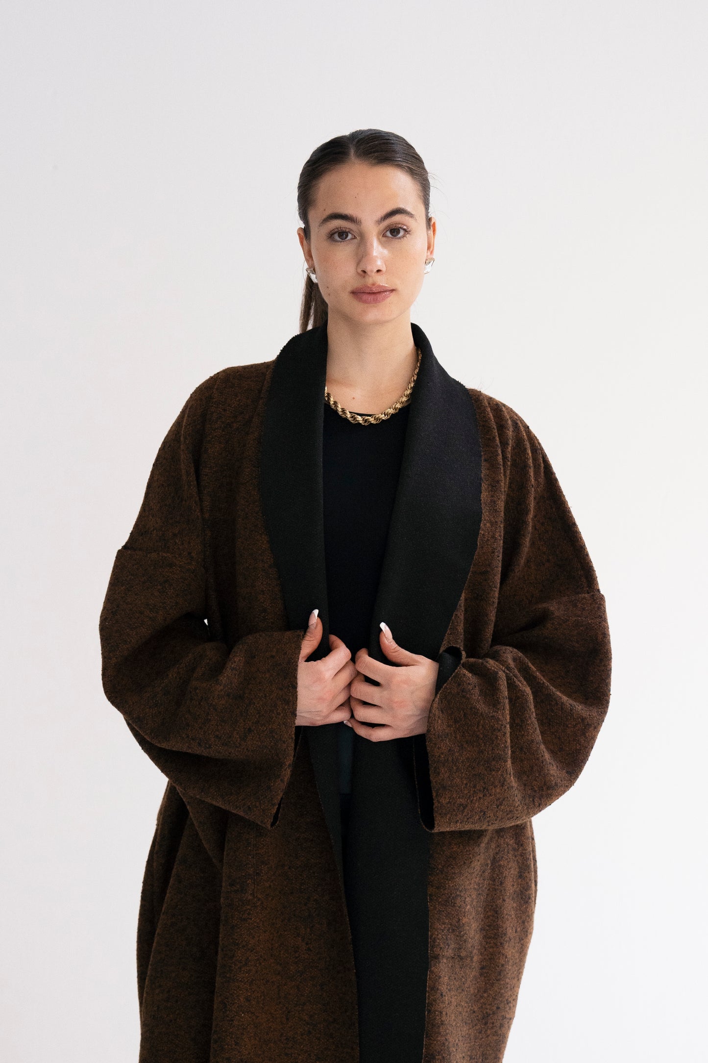 Cozy Cocoon Cloak - Brown