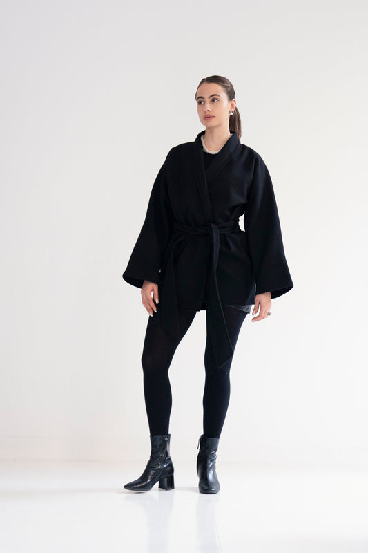 50’s Vogue Coat - Black