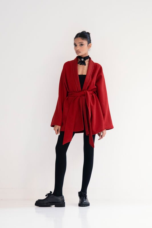 50’s Vogue Coat - Red