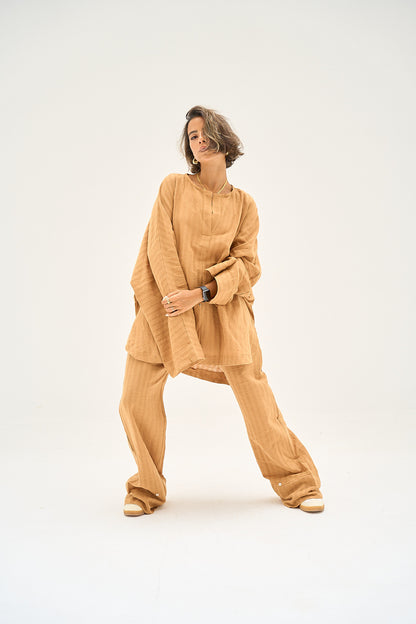 Weekend Warrior Linen Pants in Cocoa