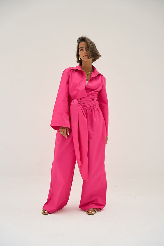 Breezy Beauty Pants in Fuchsia